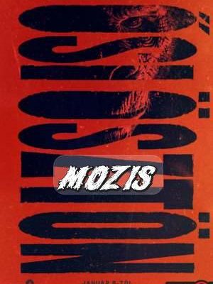 Ősi ösztön (Primate, 2025) teljes film magyarul online – csimpánz horror poszter, vörös-fekete fenyegető plakát