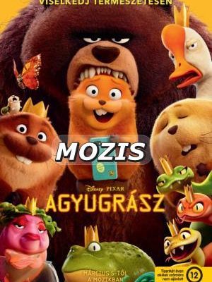 Agyugrász (Hoppers, 2026) hivatalos Disney Pixar filmposzter – Mabel robothódban az állatok világában kalandozik